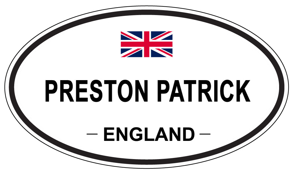PRESTON PATRICK, England - Oval Magnet