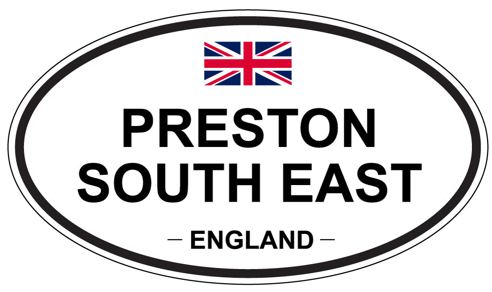PRESTON SOUTH EAST, England - Oval Magnet