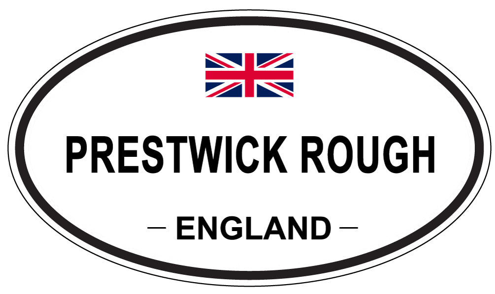 PRESTWICK ROUGH, England - Oval Magnet