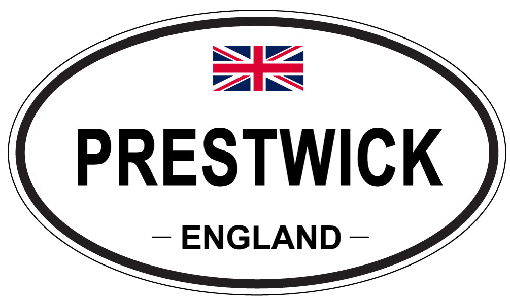 PRESTWICK, England - Oval Magnet