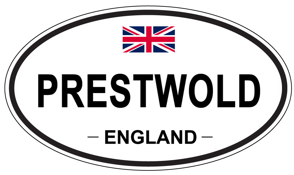 PRESTWOLD, England - Oval Magnet
