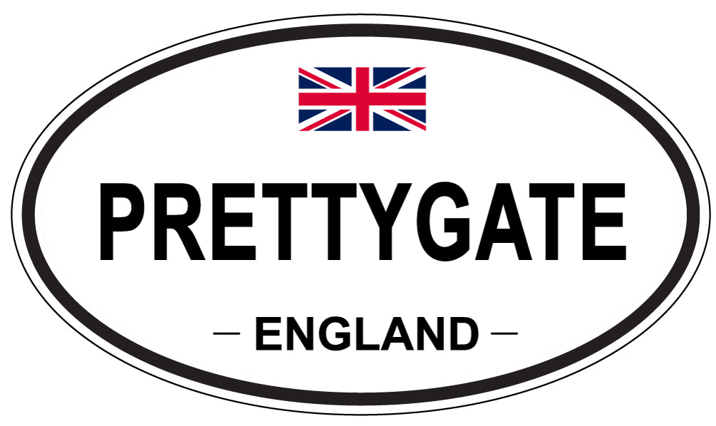 PRETTYGATE, England - Oval Magnet