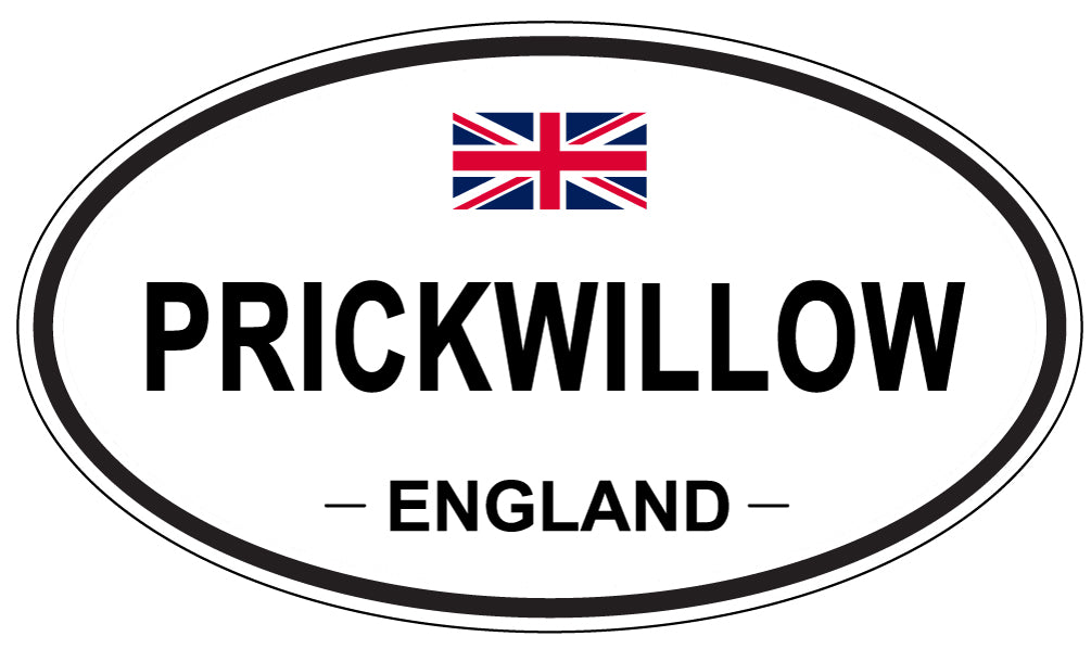 PRICKWILLOW, England - Oval Magnet