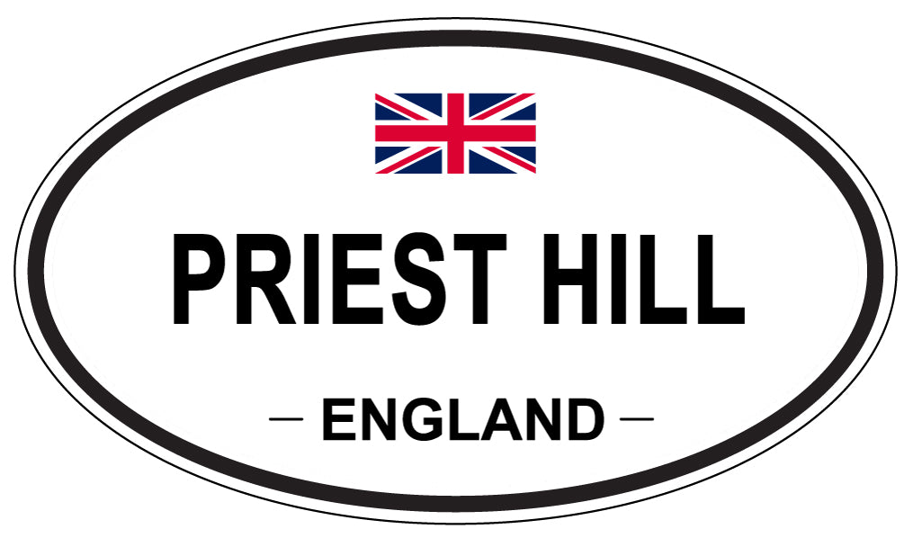 PRIEST HILL, England - Oval Magnet