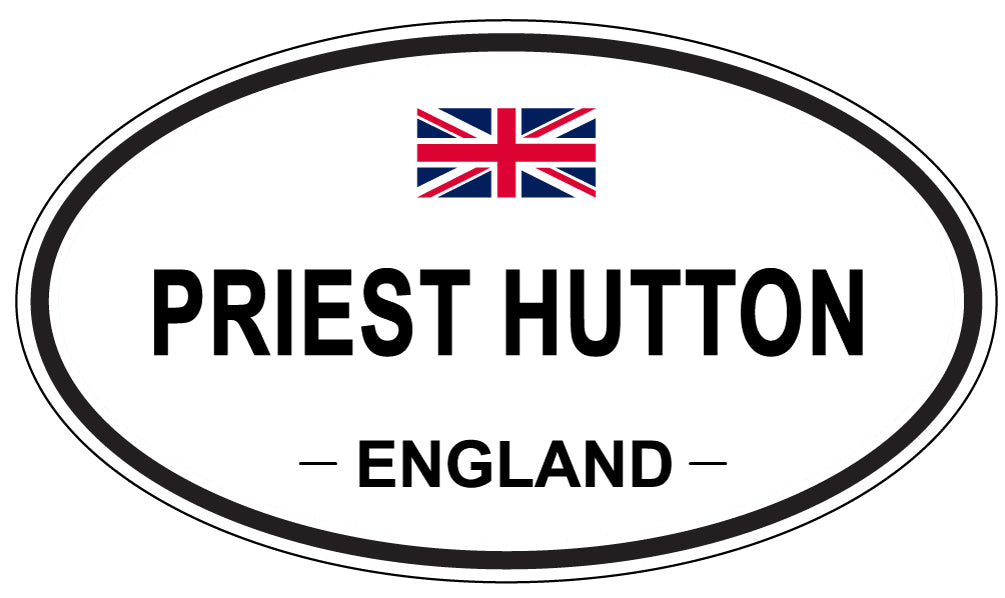 PRIEST HUTTON, England - Oval Magnet