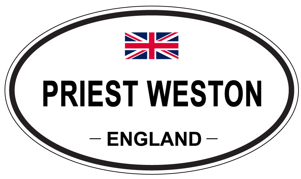 PRIEST WESTON, England - Oval Magnet