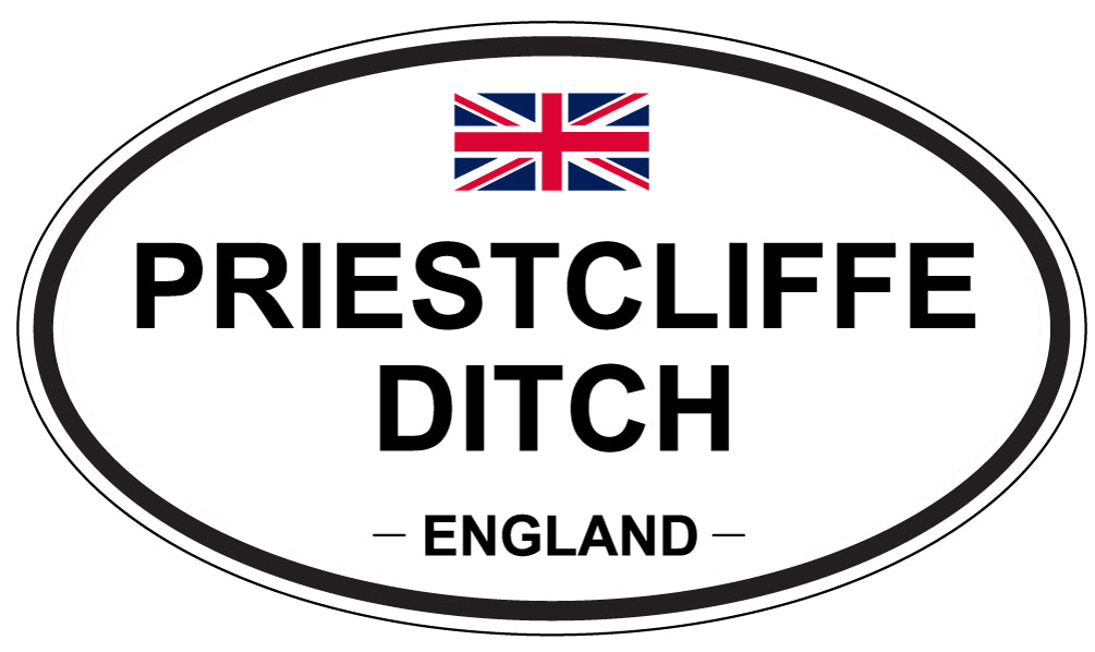 PRIESTCLIFFE DITCH, England - Oval Magnet