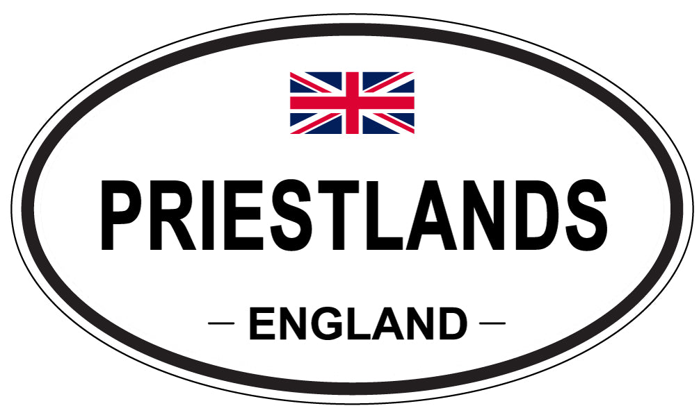 PRIESTLANDS, England - Oval Magnet