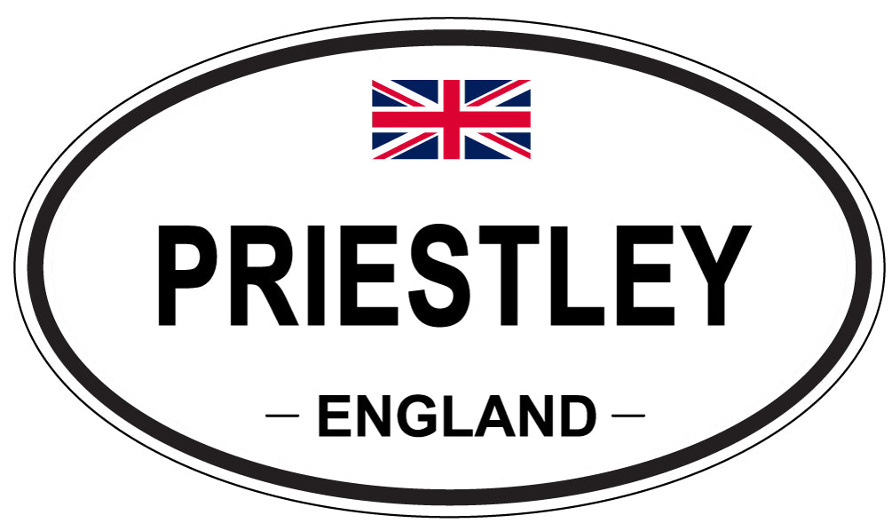 PRIESTLEY, England - Oval Magnet