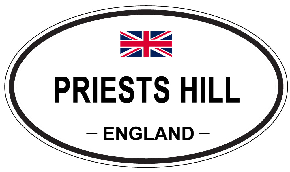 PRIESTS HILL, England - Oval Magnet