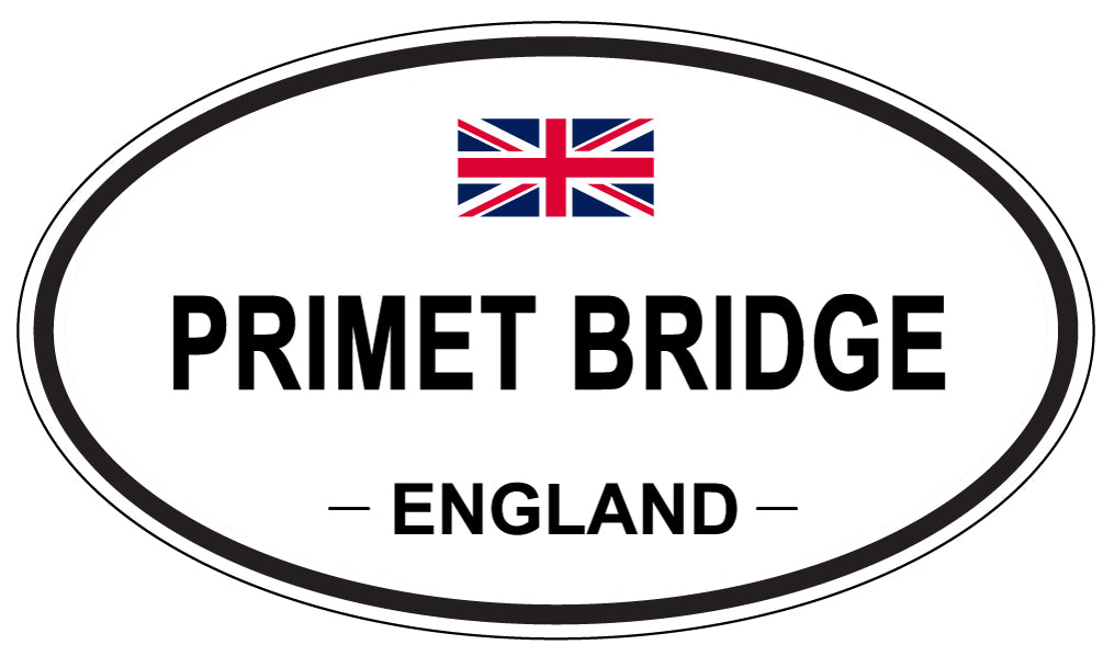 PRIMET BRIDGE, England - Oval Magnet