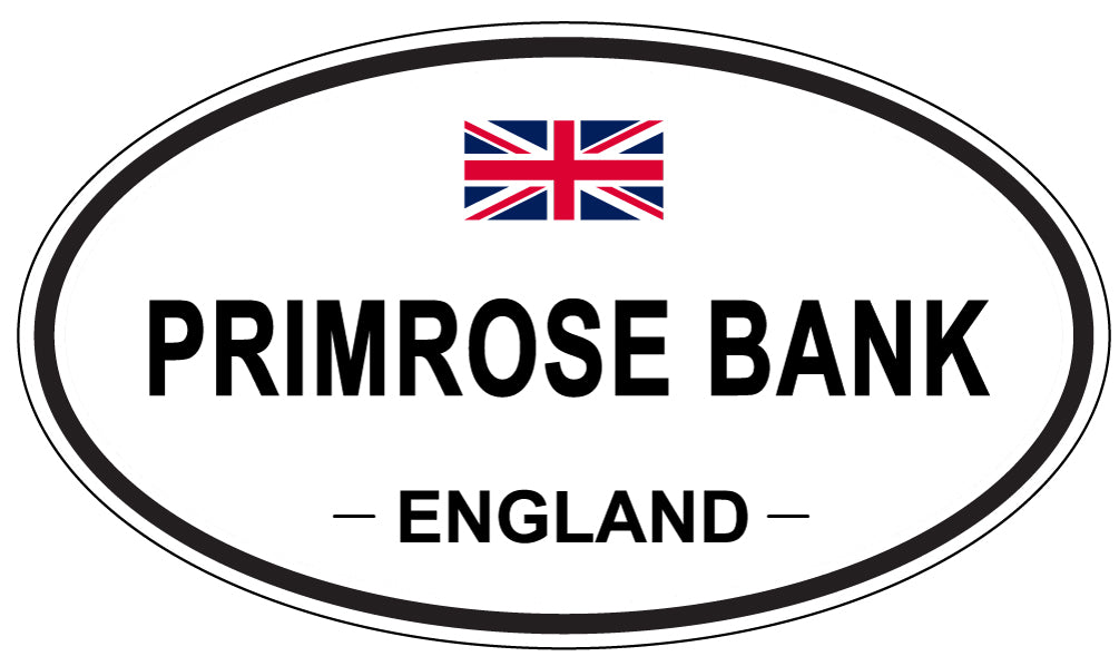 PRIMROSE BANK, England - Oval Magnet