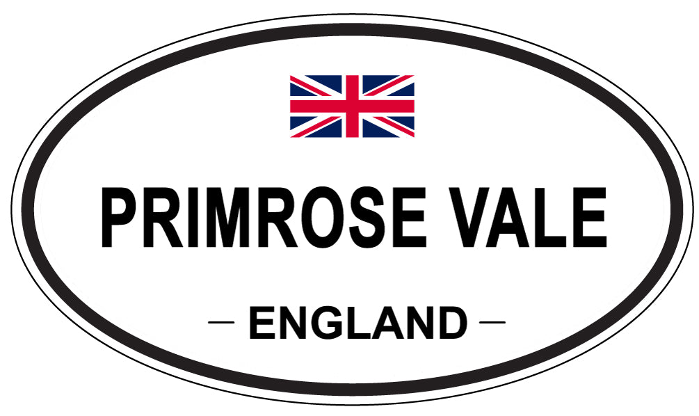 PRIMROSE VALE, England - Oval Magnet