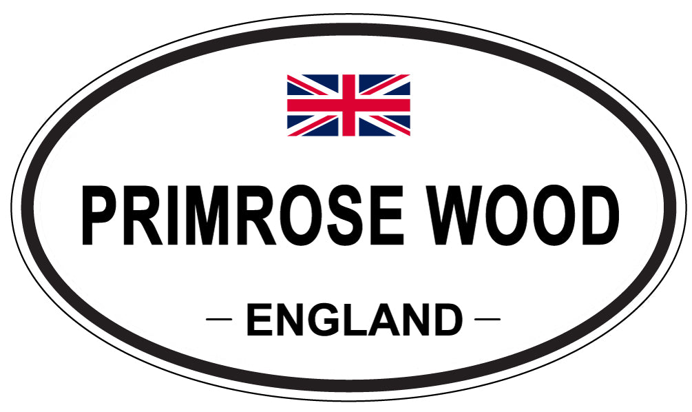 PRIMROSE WOOD, England - Oval Magnet