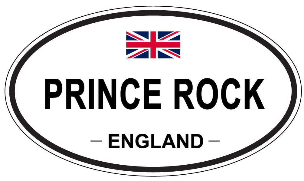 PRINCE ROCK, England - Oval Magnet