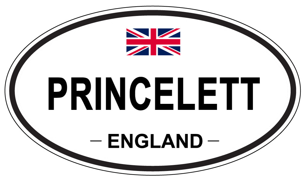 PRINCELETT, England - Oval Magnet