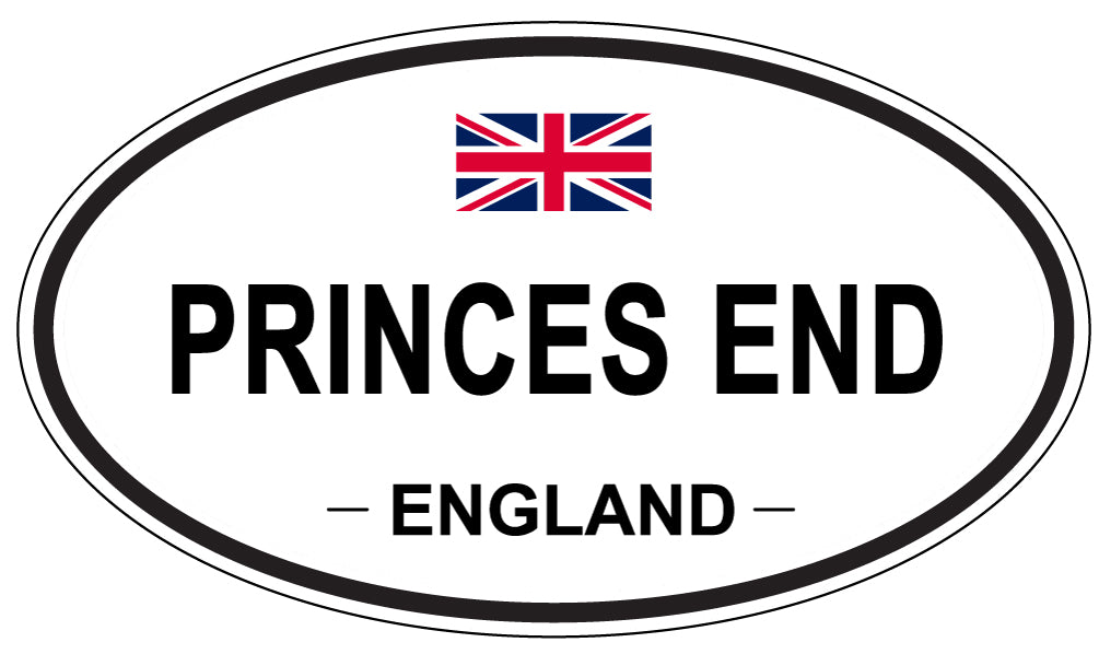 PRINCES END, England - Oval Magnet