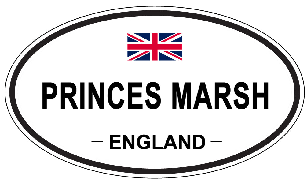 PRINCES MARSH, England - Oval Magnet