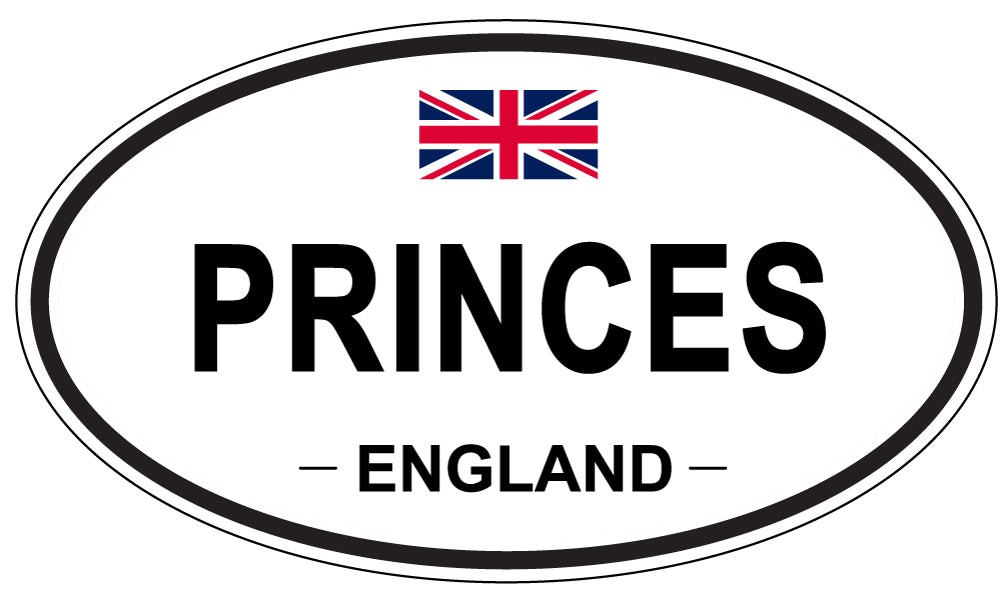 PRINCES, England - Oval Magnet