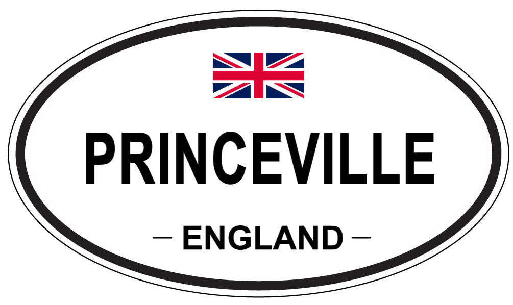 PRINCEVILLE, England - Oval Magnet