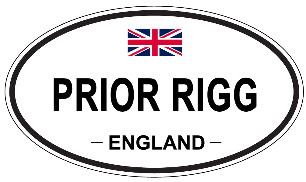 PRIOR RIGG, England - Oval Magnet
