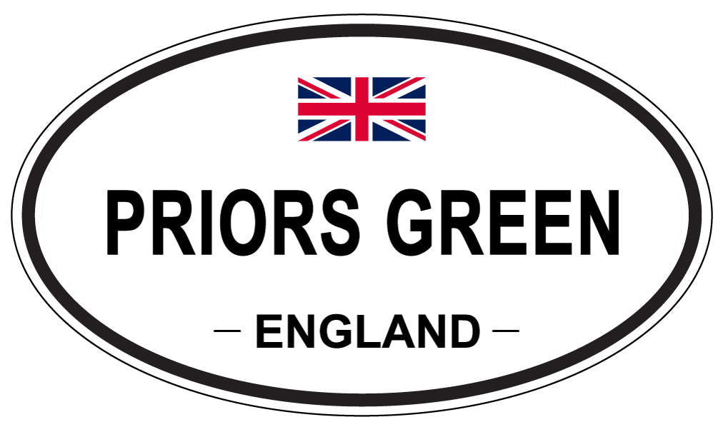 PRIORS GREEN, England - Oval Magnet