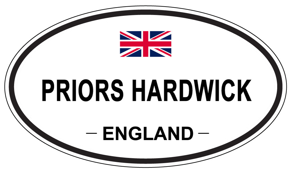 PRIORS HARDWICK, England - Oval Magnet