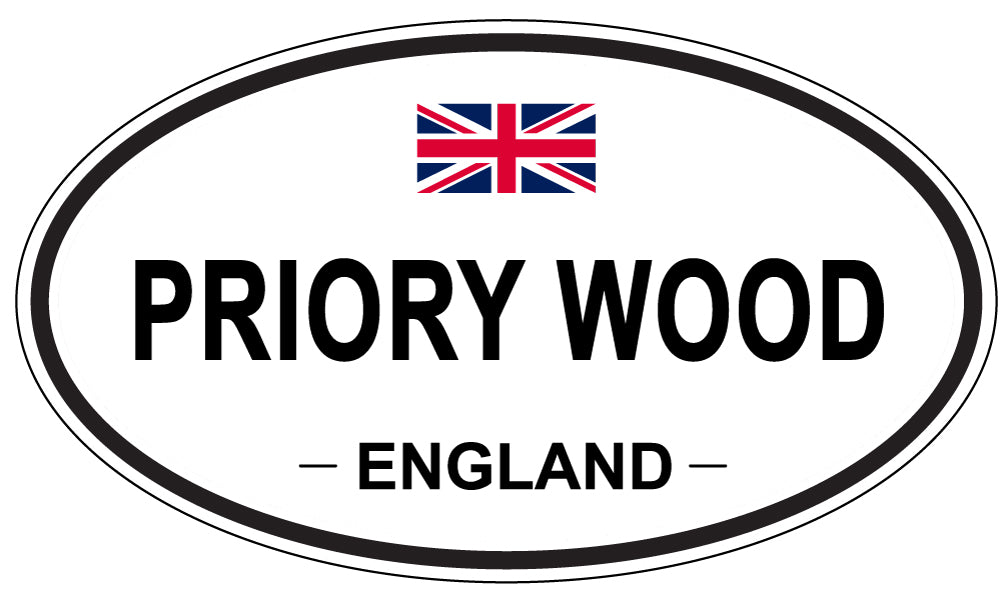 PRIORY WOOD, England - Oval Magnet