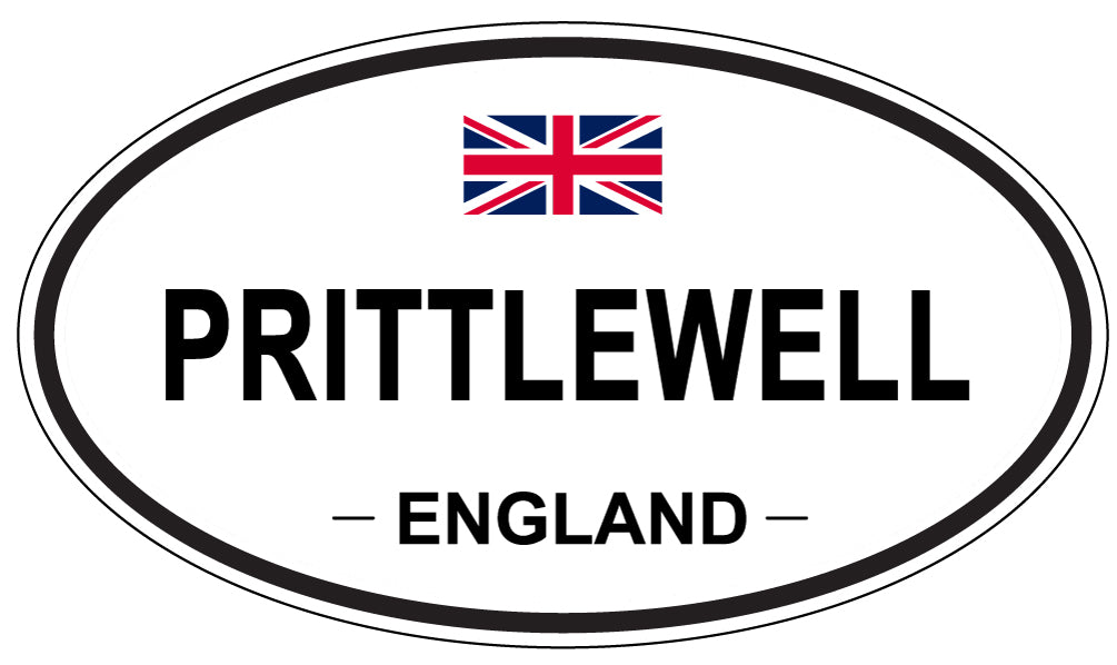 PRITTLEWELL, ENGLAND - Oval Sticker