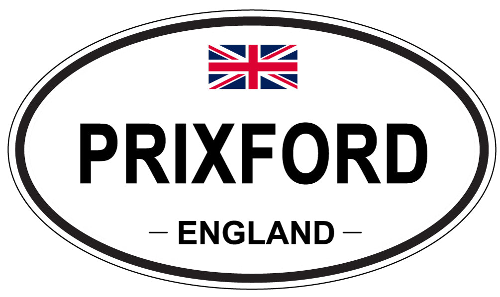PRIXFORD, England - Oval Magnet