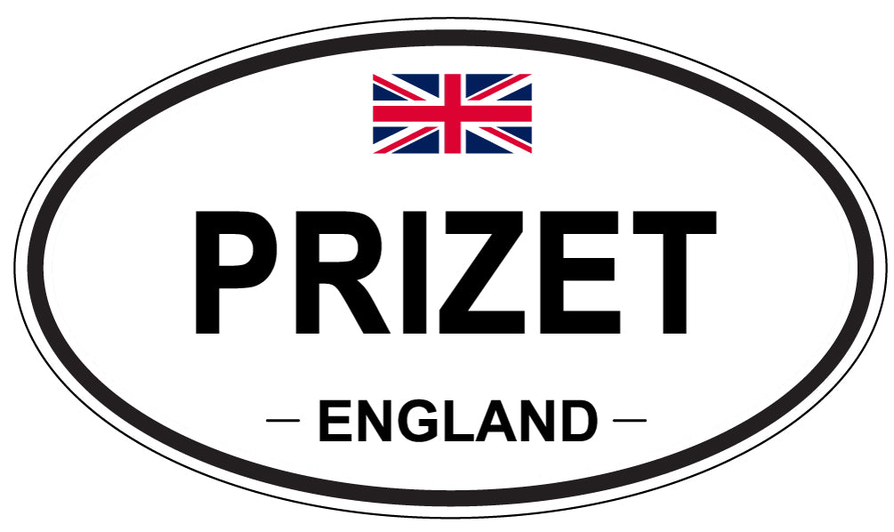 PRIZET, England - Oval Magnet