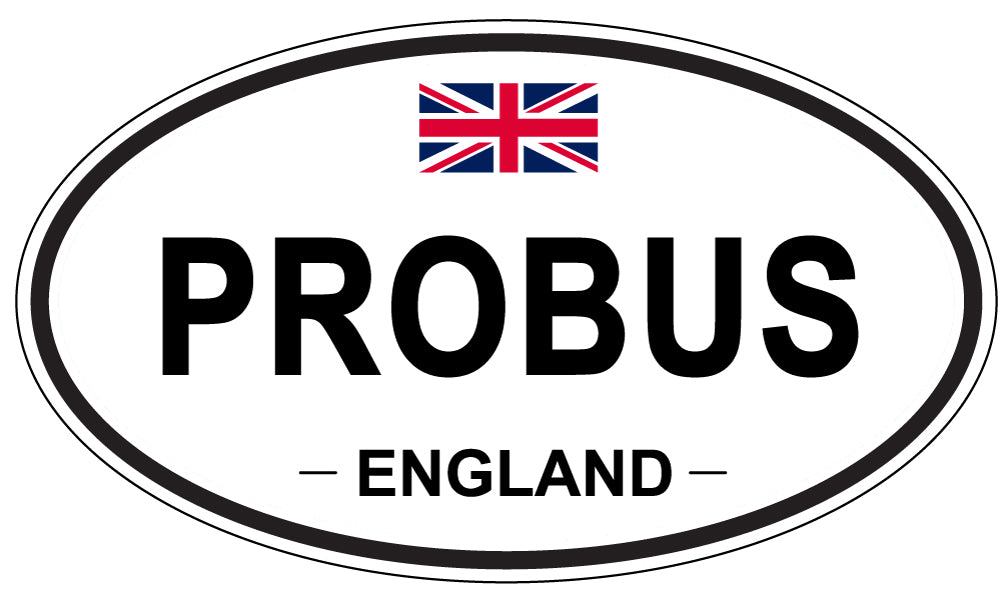 PROBUS, England - Oval Magnet