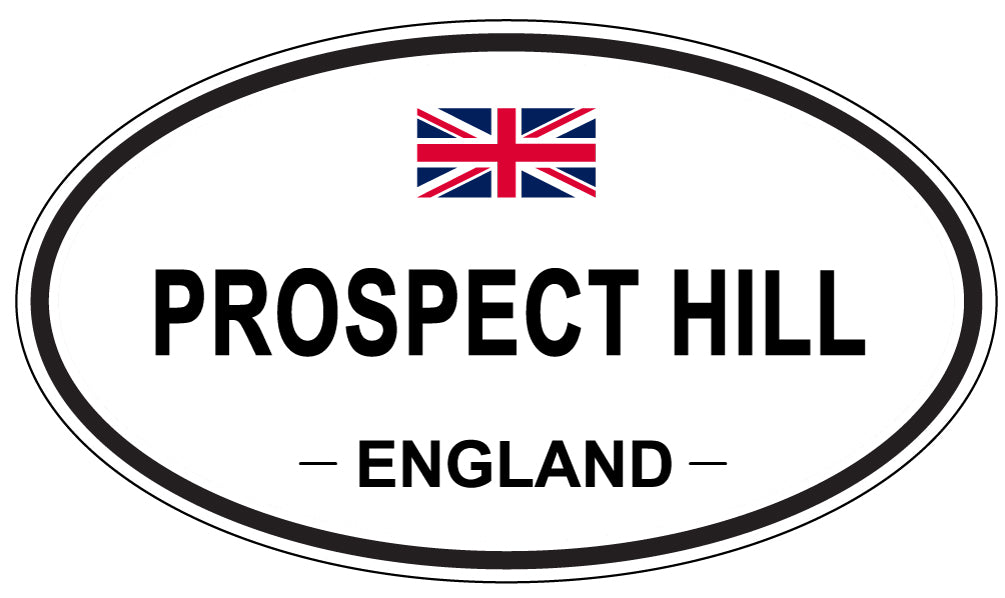 PROSPECT HILL, England - Oval Magnet