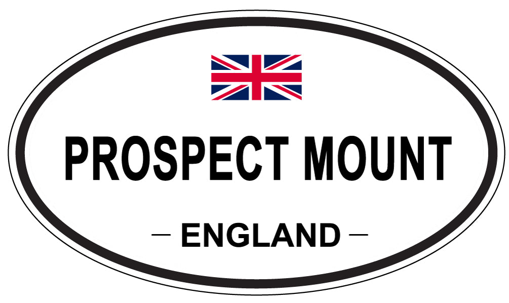PROSPECT MOUNT, England - Oval Magnet