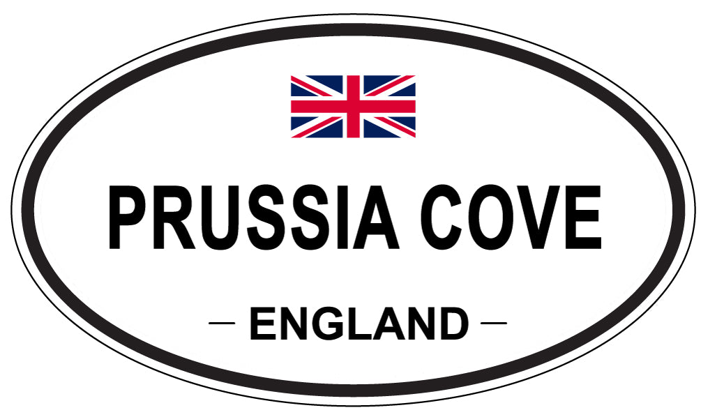 PRUSSIA COVE, England - Oval Magnet