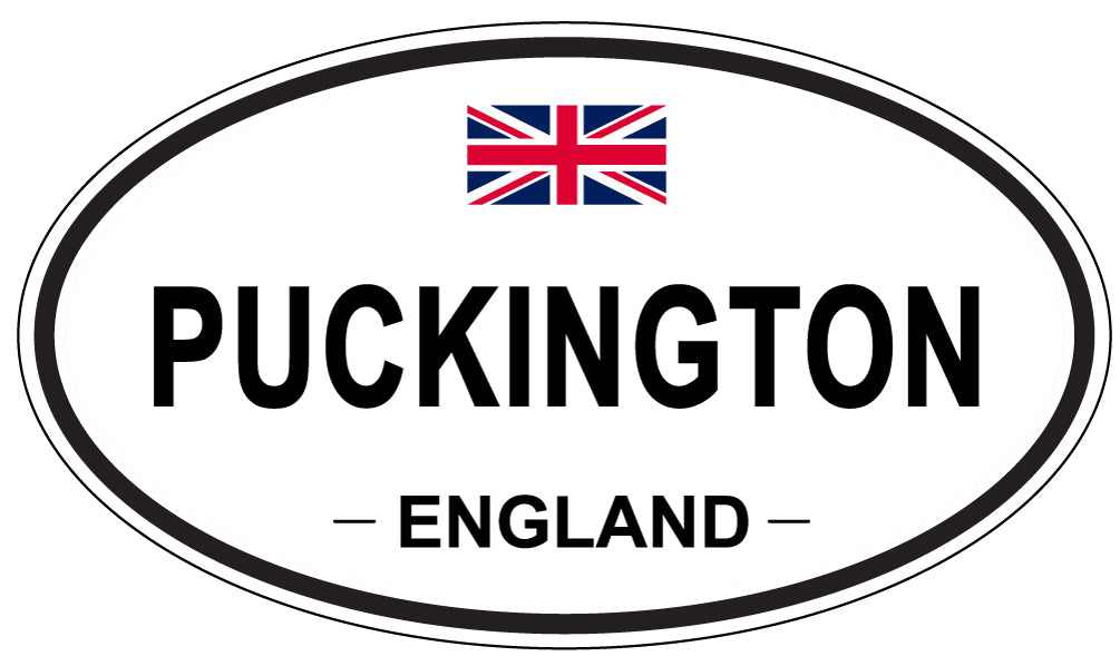 PUCKINGTON, England - Oval Magnet