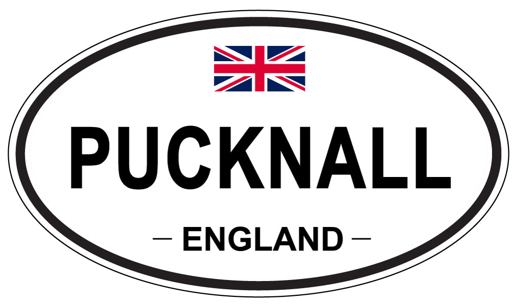 PUCKNALL, England - Oval Magnet