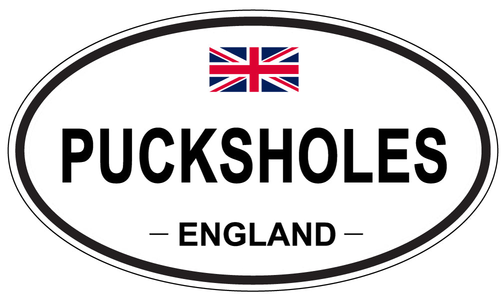 PUCKSHOLES, England - Oval Magnet