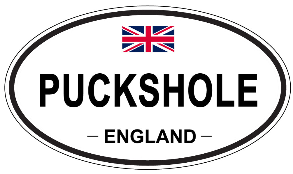 PUCKSHOLE, England - Oval Magnet