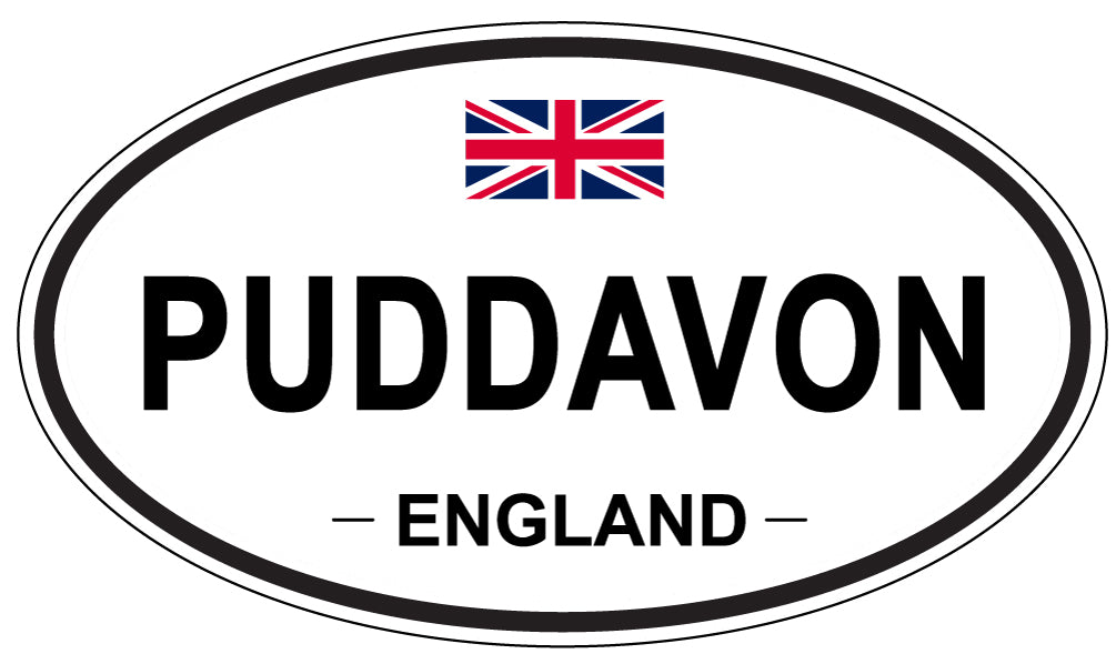 PUDDAVON, England - Oval Magnet