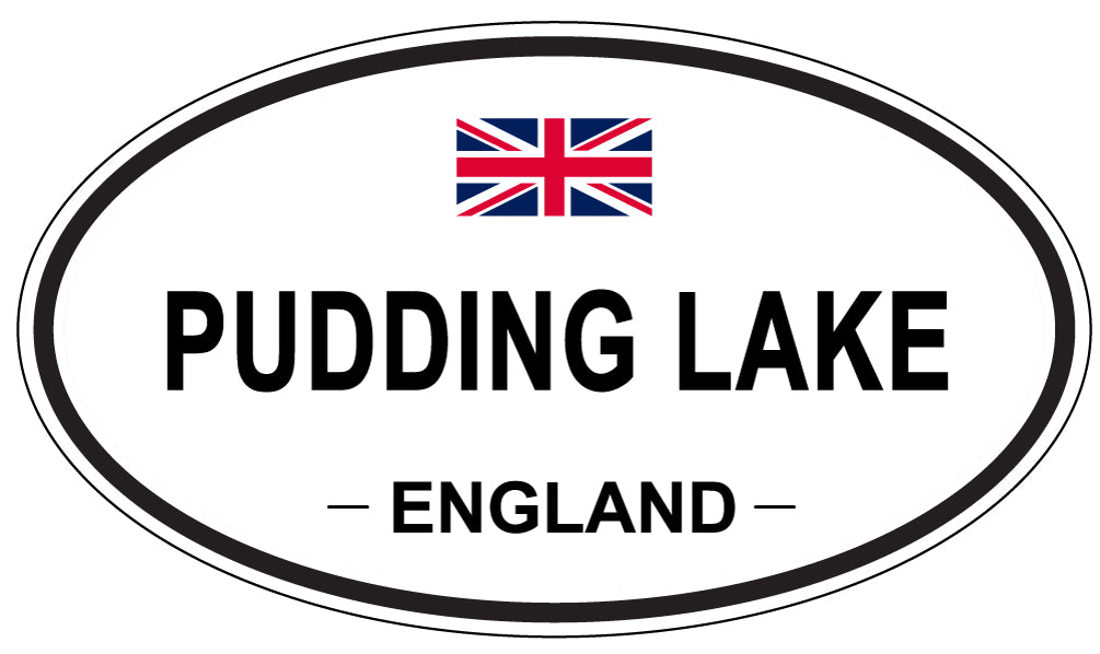 PUDDING LAKE, England - Oval Magnet