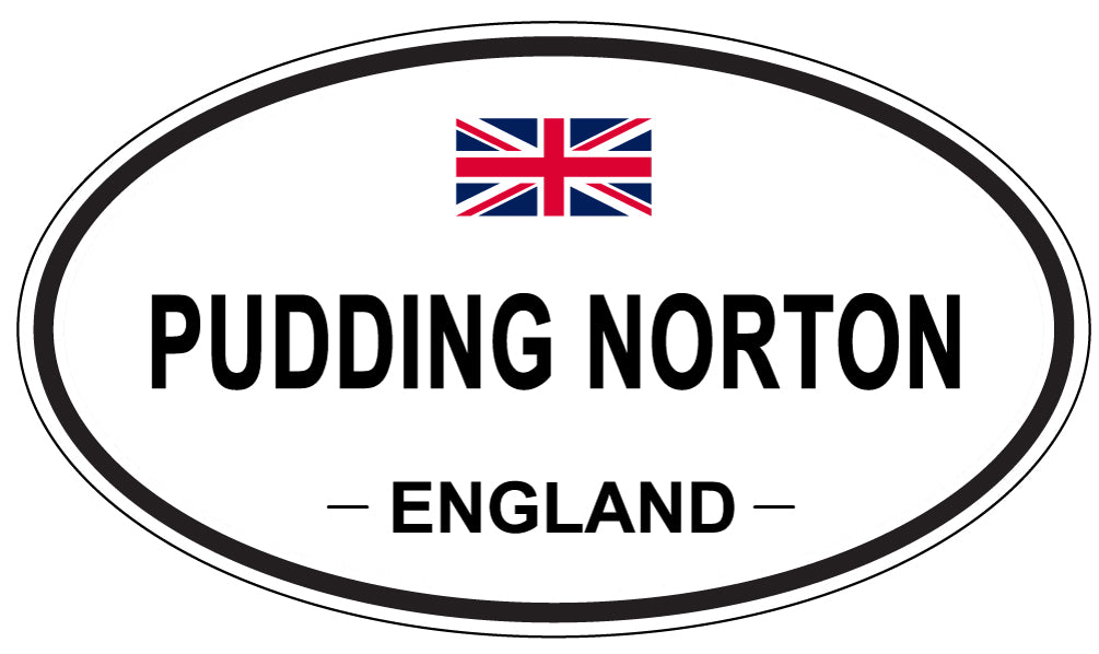 PUDDING NORTON, England - Oval Magnet