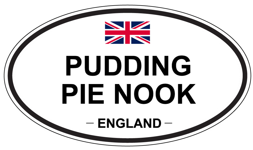 PUDDING PIE NOOK, England - Oval Magnet