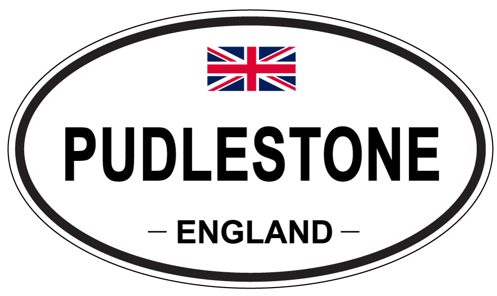 PUDLESTONE, England - Oval Magnet