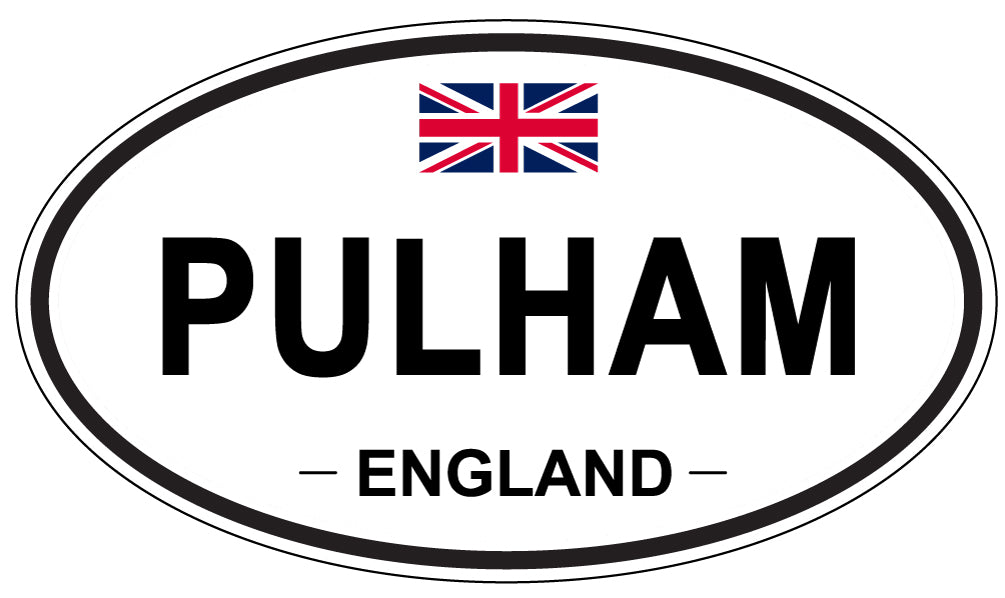 PULHAM, England - Oval Magnet