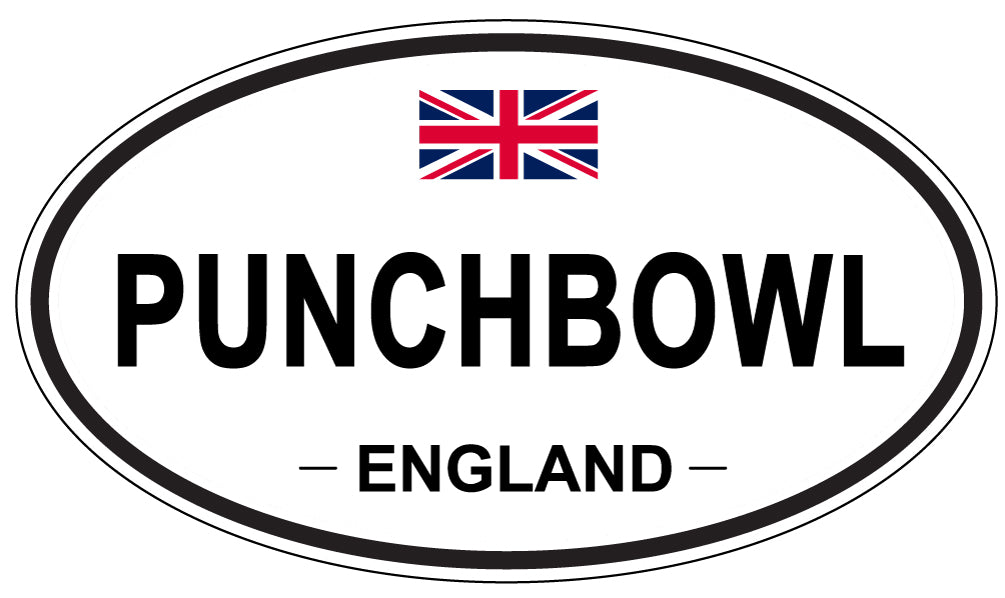 PUNCHBOWL, England - Oval Magnet