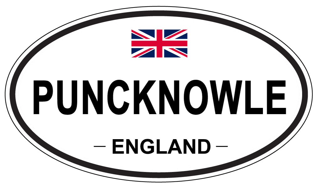 PUNCKNOWLE, England - Oval Magnet
