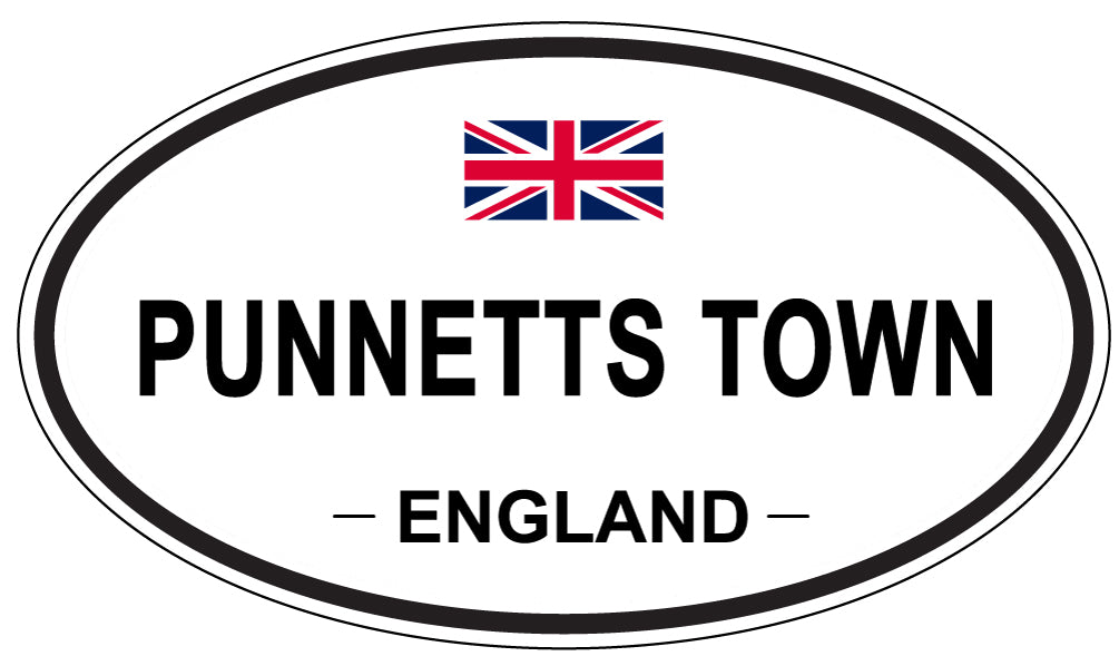 PUNNETTS TOWN, England - Oval Magnet