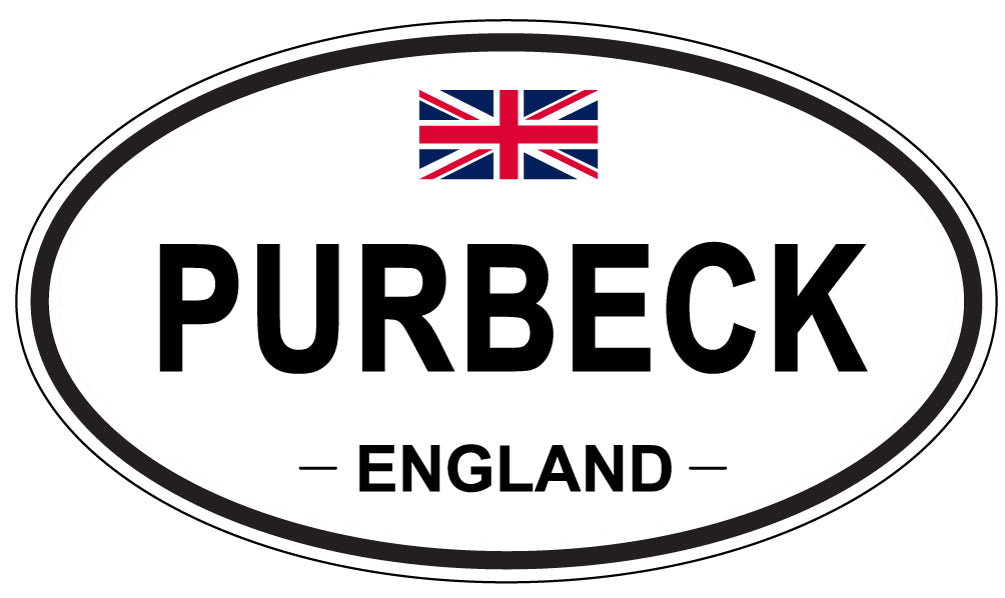 PURBECK, ENGLAND - Oval Sticker