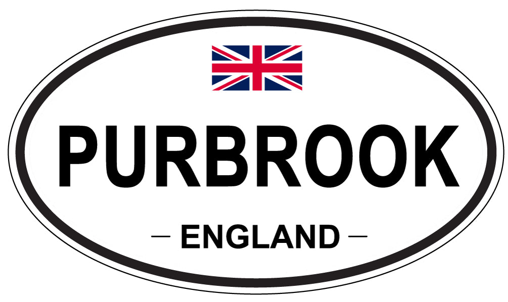 PURBROOK, England - Oval Magnet